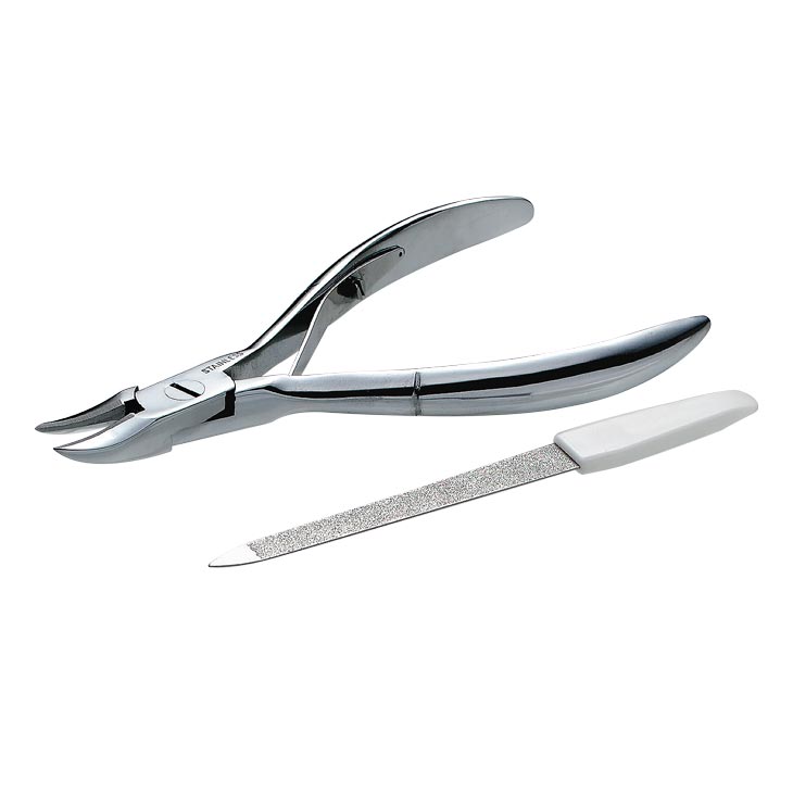 ステンレス製ニッパーつめきり&ツメヤスリセット 4個セット 匠の技 日本製 ツメキリ ニッパー ネイルケア 硬い足爪 厚い爪 高級 握りやすい 持ちやすい 切りやすい フィット感 耐久性 耐摩耗性 優れた切れ味 よく切れる 切れ味持続 日本製 関の匠技 つめ切りニッパ＆ヤスリ｜ファミリー・ライフ公式通販