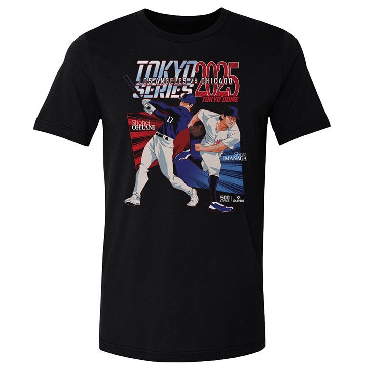 MLBPA公式ライセンス 大谷翔平 グラフィックTシャツ 東京シリーズ2025 大谷VS今永