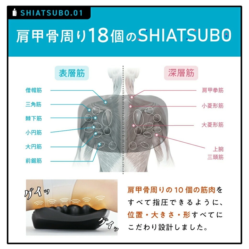 RAKUNA 肩甲骨はがしピロー