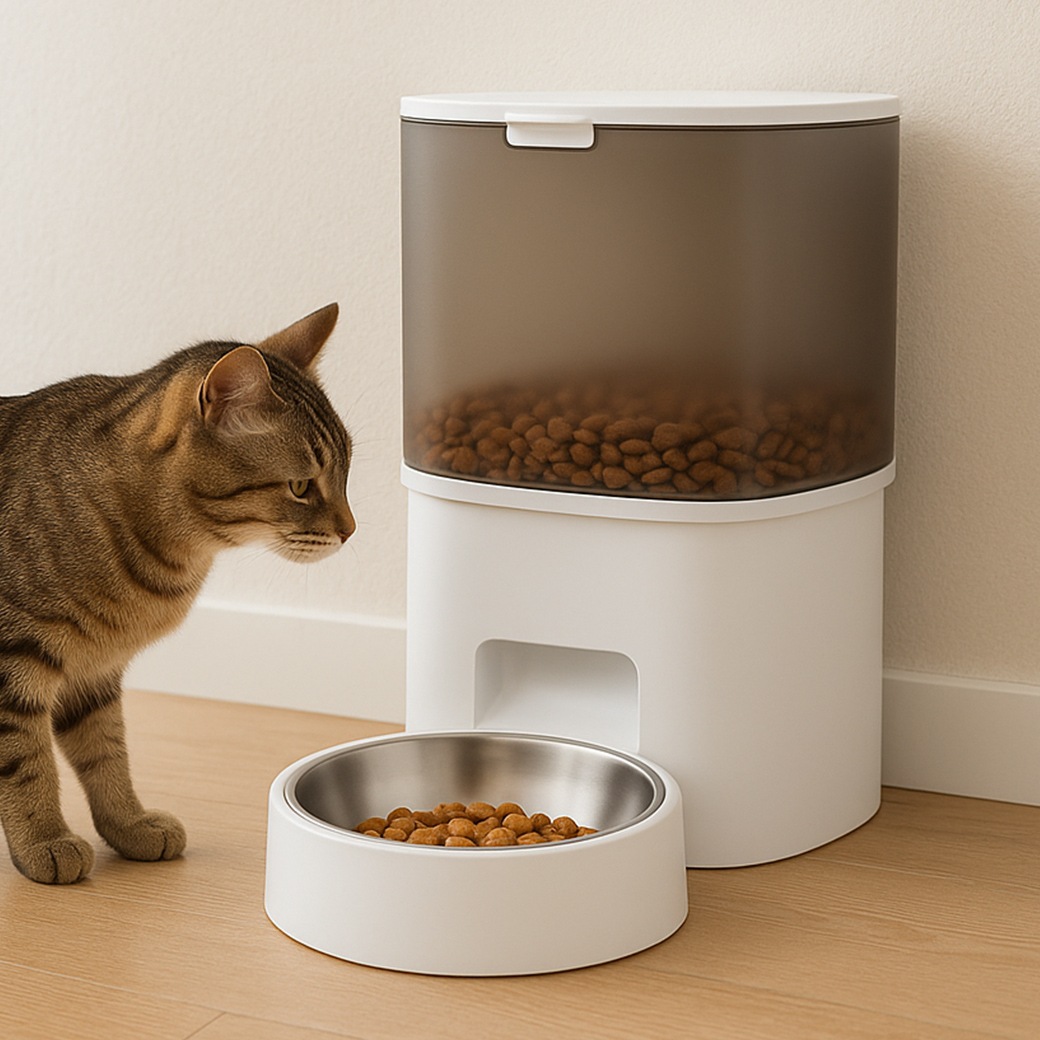 タイマー式自動えさやり器＆給水器2点セット｜ファミリー・ライフ公式通販