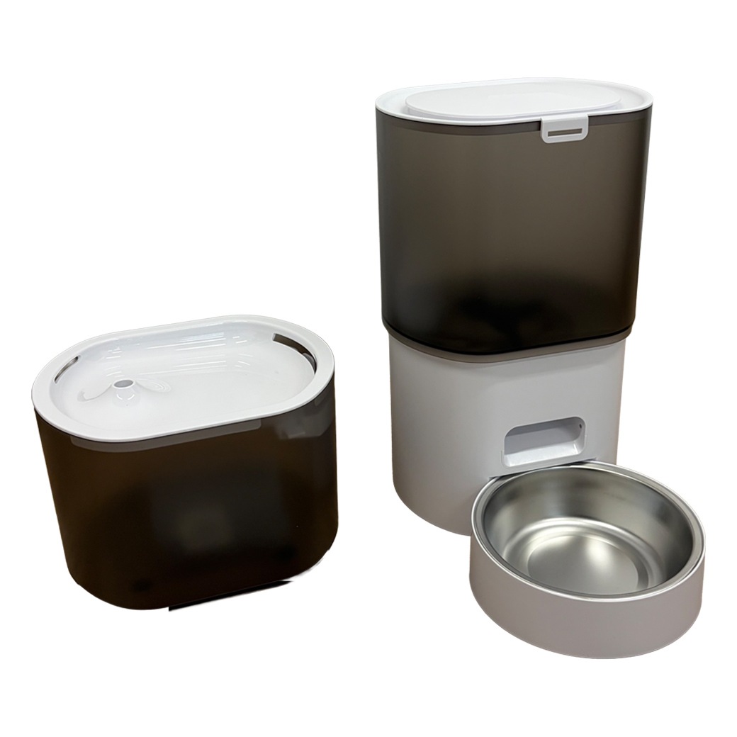 タイマー式自動えさやり器＆給水器2点セット｜ファミリー・ライフ公式通販