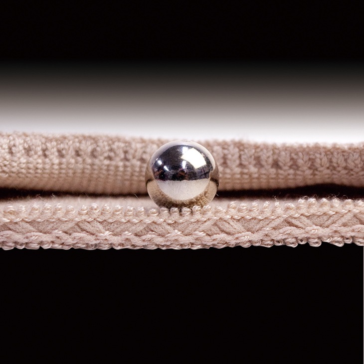 綿混さらり洗える足まめパッド同色2足4枚組