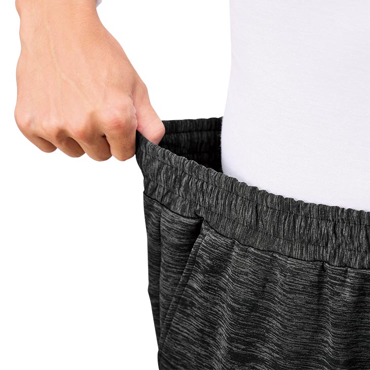 FILA 年間使える杢調ジャージパンツ2色組 同サイズ