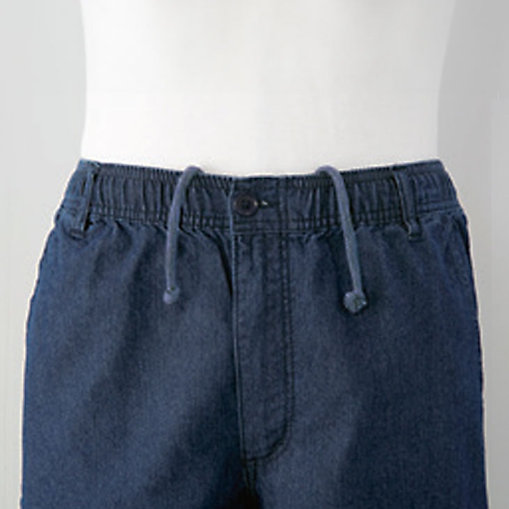 ストレッチデニムハーフパンツ2色組 同サイズ