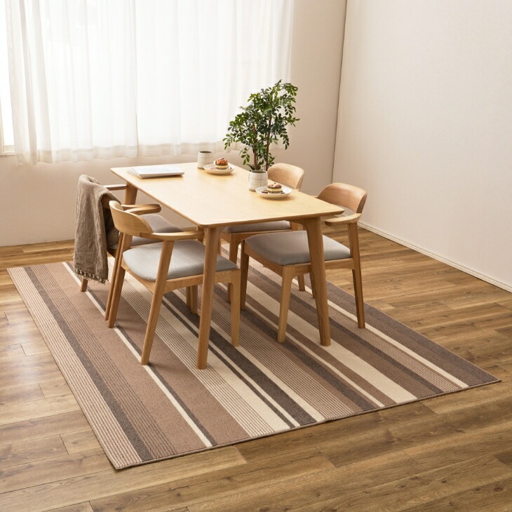 洗える軽量速乾ラグ 130×185cm