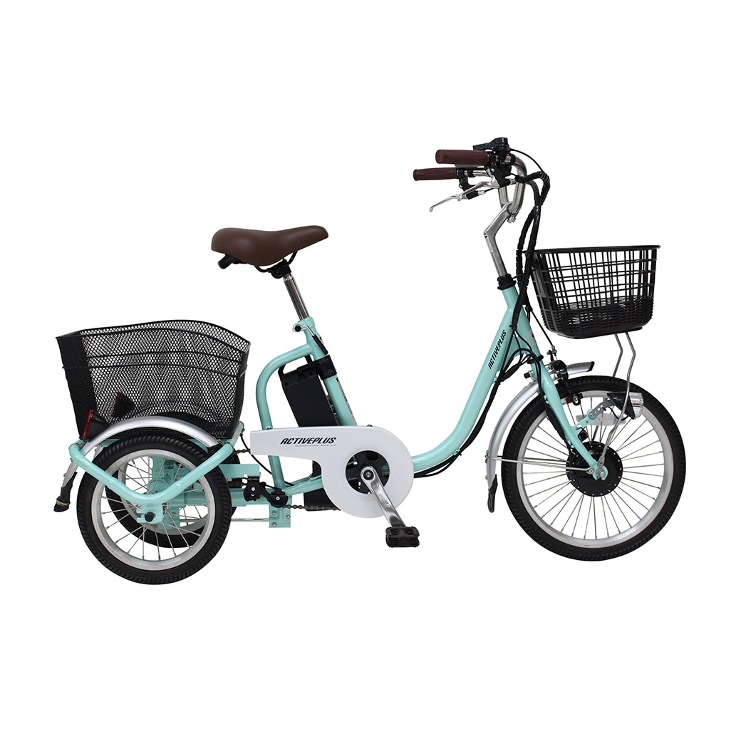 ノーパンク ロータイプ電動アシスト三輪自転車 MG-TRM18APN