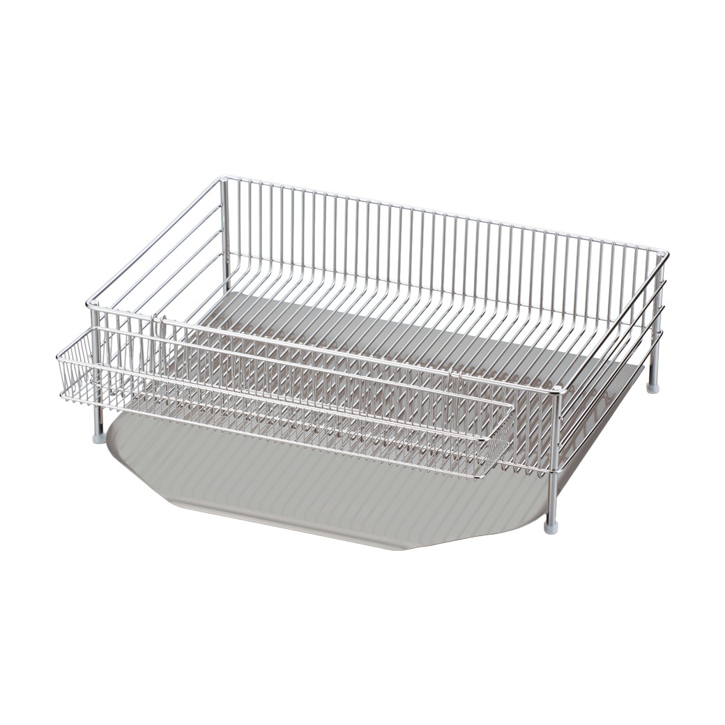 ラバーゼ 水切りかご大 縦置きタイプ 3点セット DLM-8585｜ファミリー