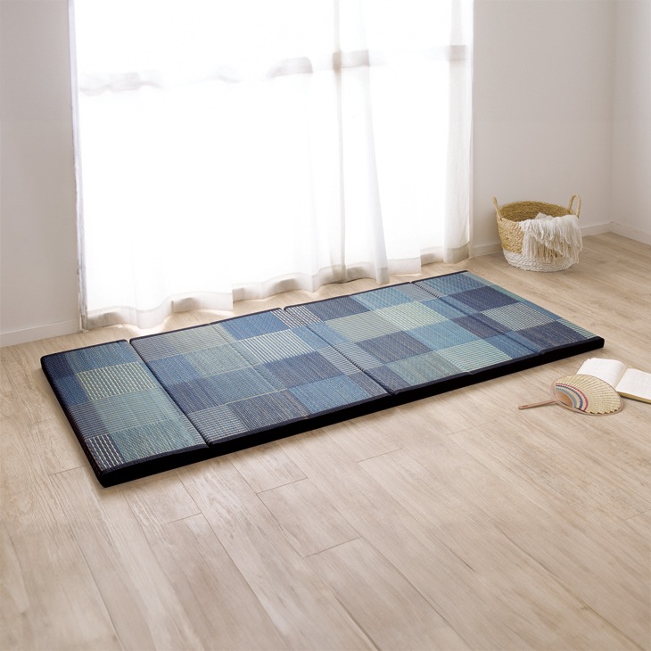 6つ折り い草ごろ寝マットレス ロング