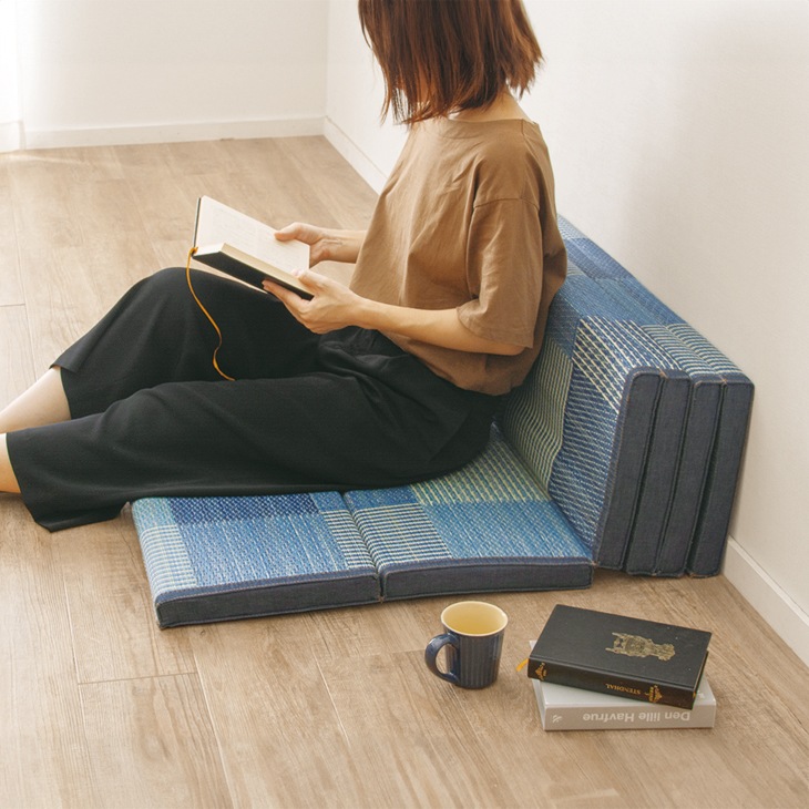 6つ折り い草ごろ寝マットレス ロング