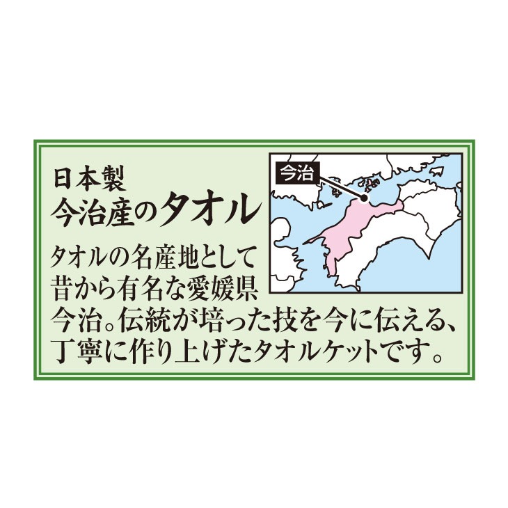 日本製 今治産ジャカード織タオルケット 2色組