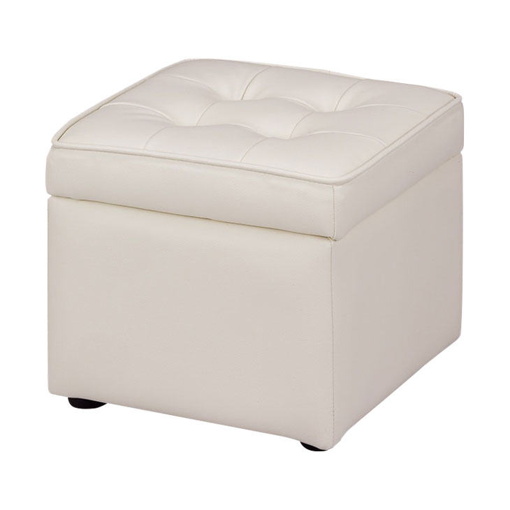 収納付きボックスふっくらソファスツール