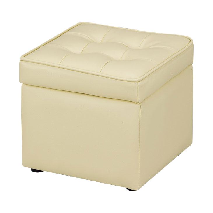 収納付きボックスふっくらソファスツール
