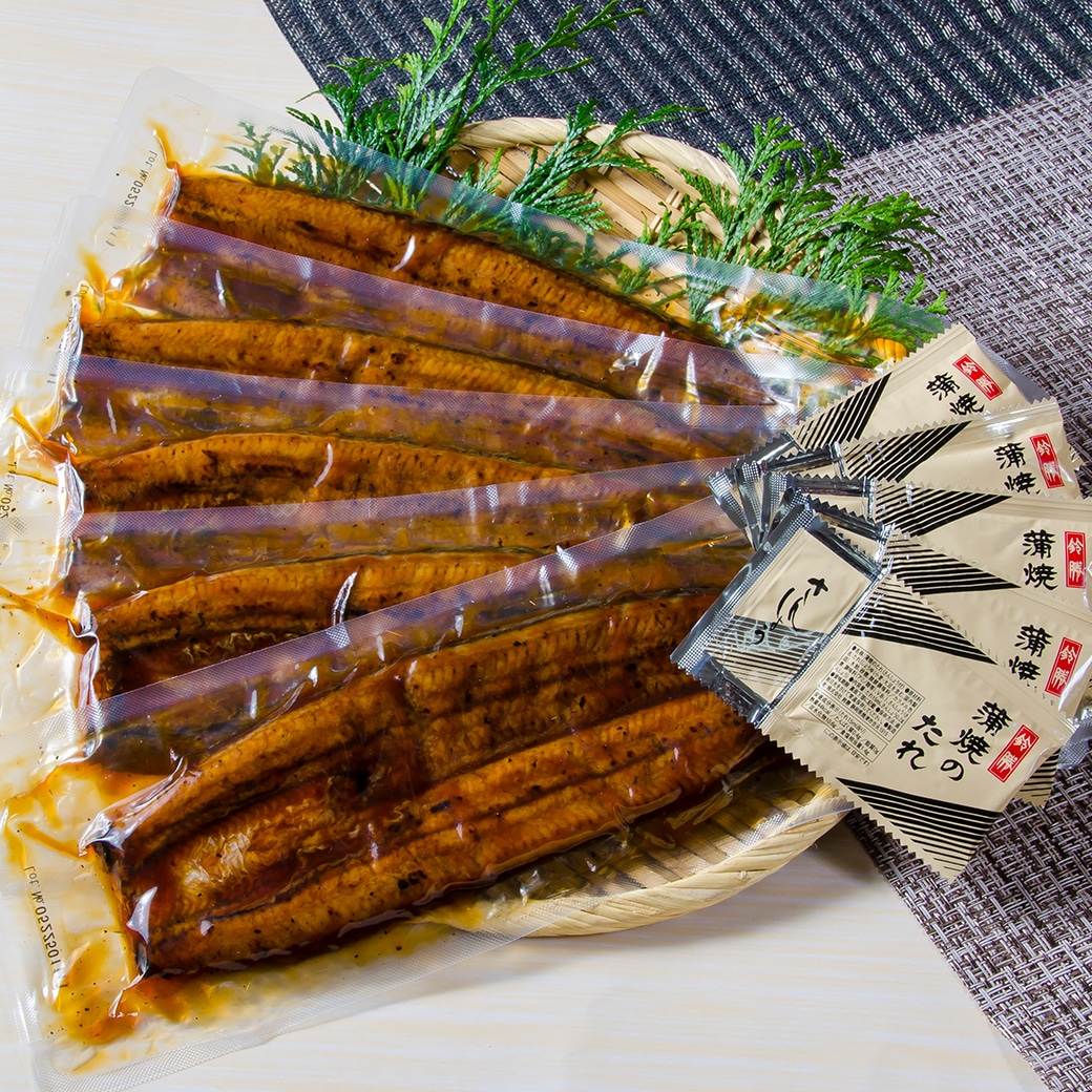 訳あり 鹿児島県産 徳用うなぎ長蒲焼 140g×4尾＋1尾＋たれ山椒15ml×2袋