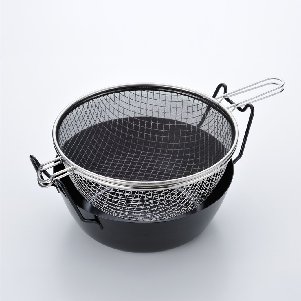 ラバーゼ 鉄揚げ鍋セット 28cm LB-099｜ファミリー・ライフ公式通販