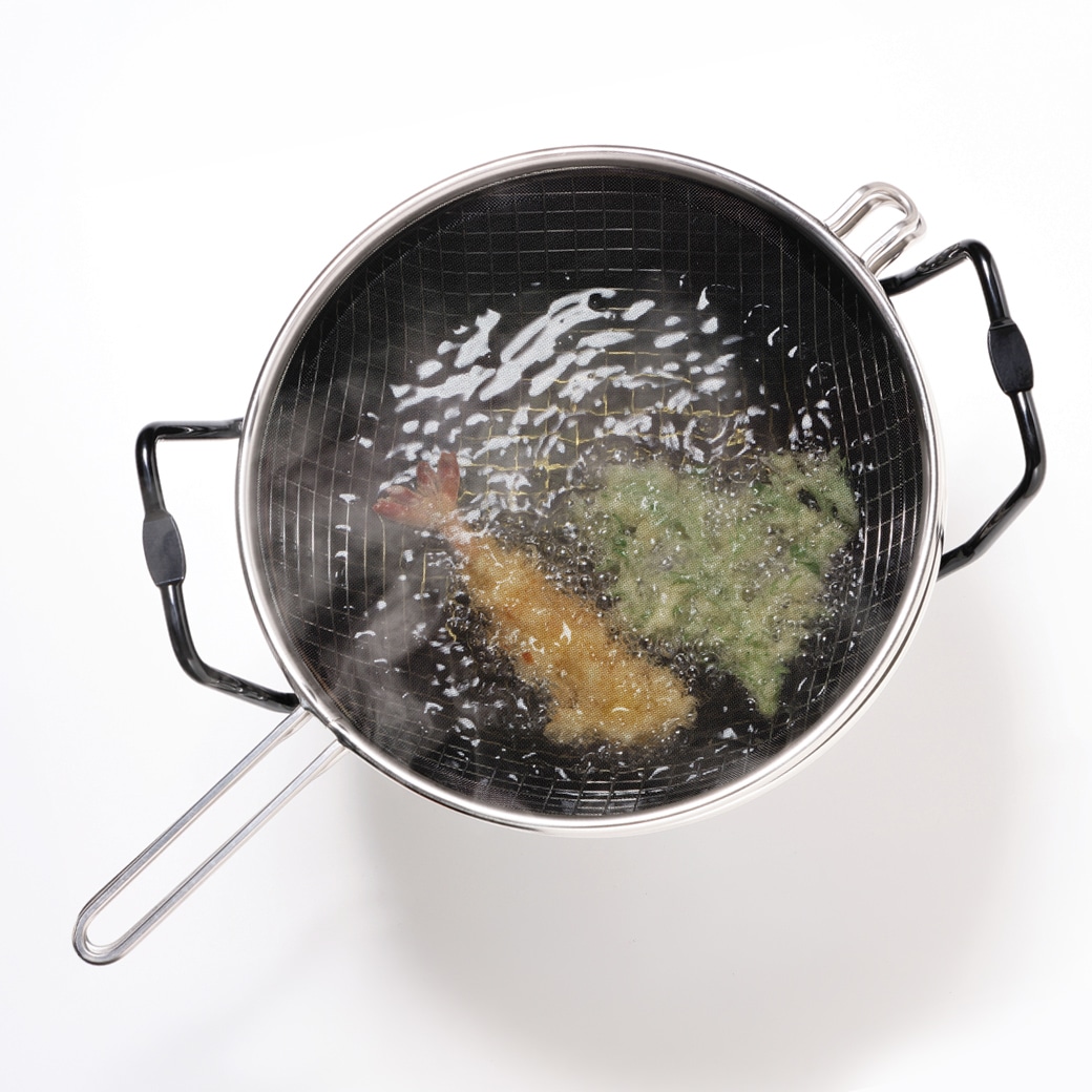 ラバーゼ 鉄揚げ鍋セット 28cm LB-099｜ファミリー・ライフ公式通販