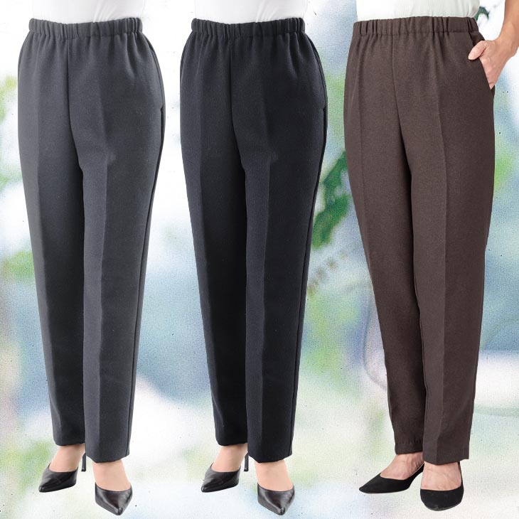 日本製 ユニチカ サーモトロン あったかパンツ3色組 同サイズ