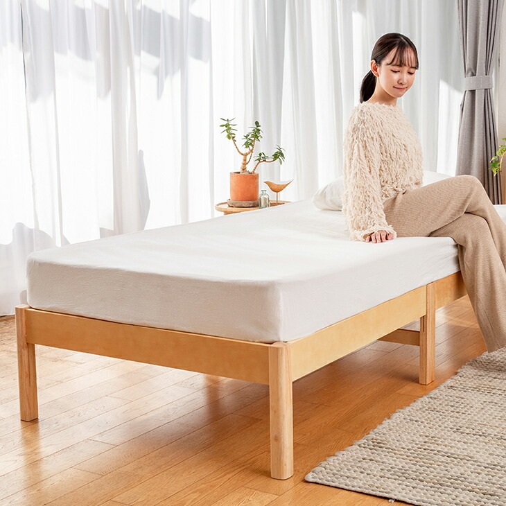 組立簡単な天然木すのこベッド シングル｜ファミリー・ライフ公式通販