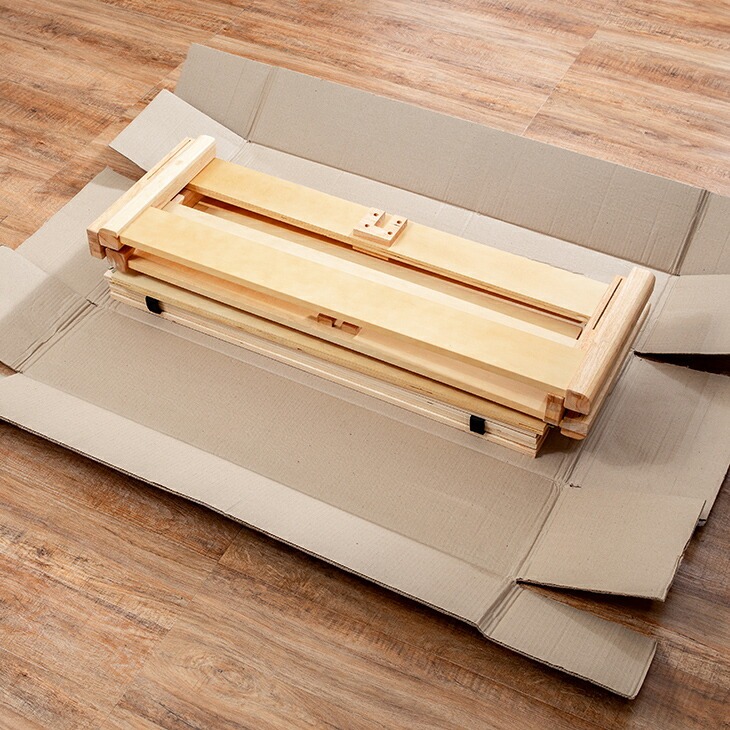 組立簡単な天然木すのこベッド シングル｜ファミリー・ライフ公式通販