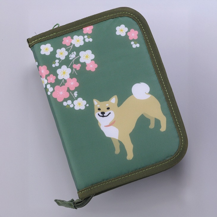 かわいい動物柄お薬手帳ケース