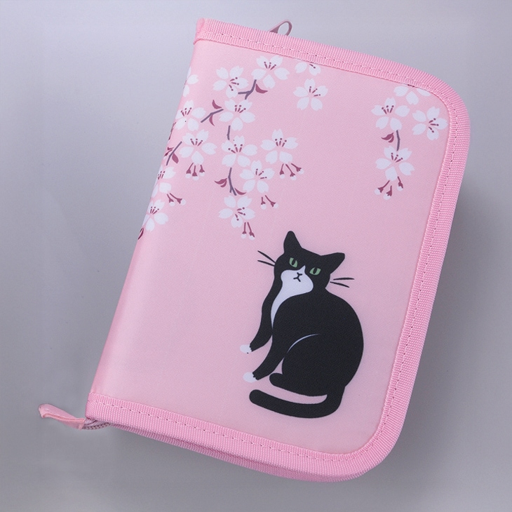 お薬手帳ケース ピンク&紫 エクレボ exrevo 母子手帳ケース お薬手帳 通帳ケース マルチ