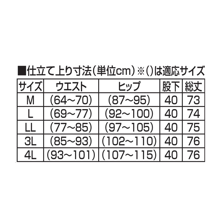 日本製 爽やかダンガリーキュロット 2色組 同サイズ
