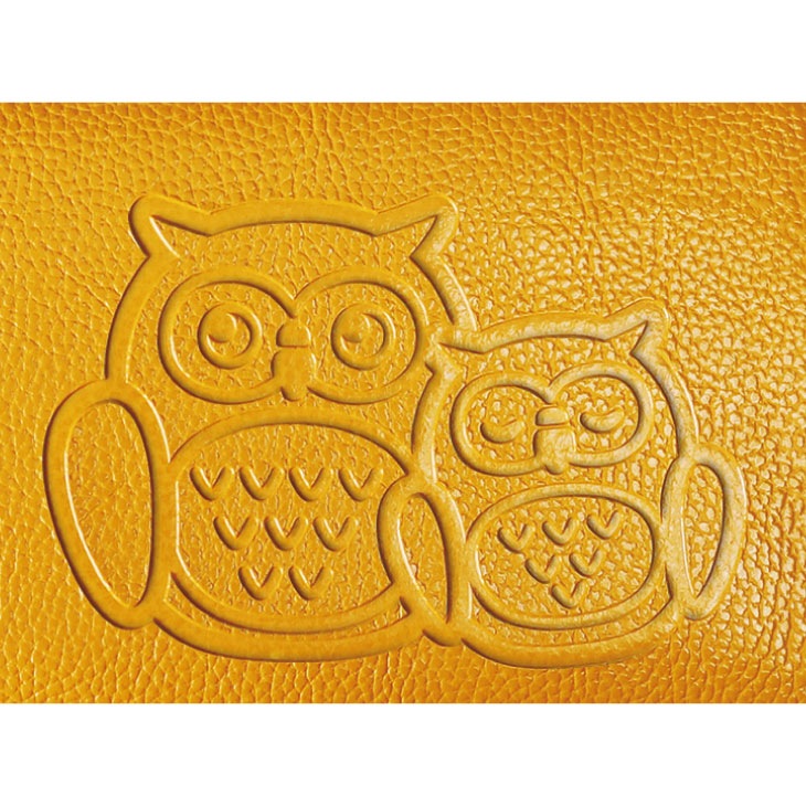 牛革ふくろうポケットいっぱい長財布