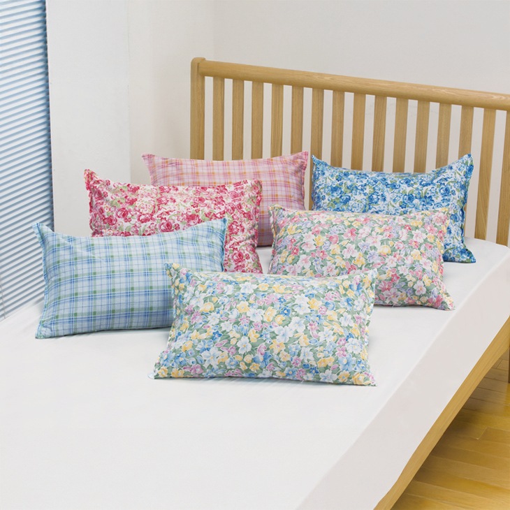 色柄おまかせ 天然素材そばがら枕2個組