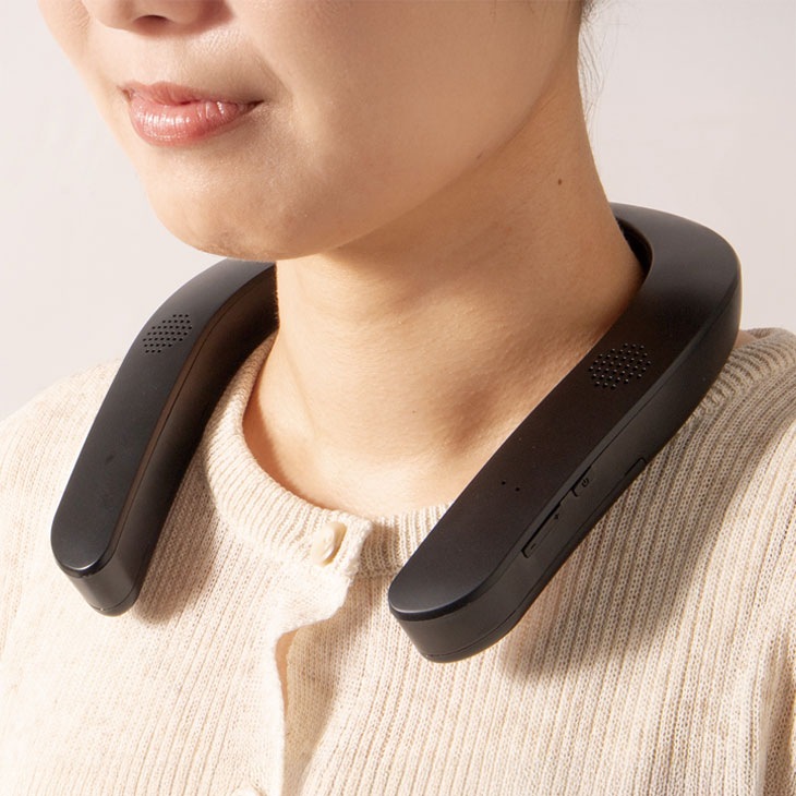 肩にかけるワイヤレススピーカー ACアダプター付き