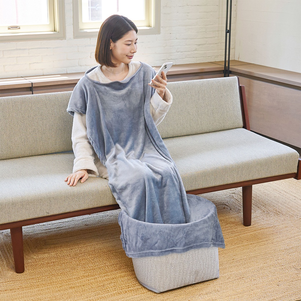巻くコタツ くるみプラス 着る毛布付き KSHT-004A
