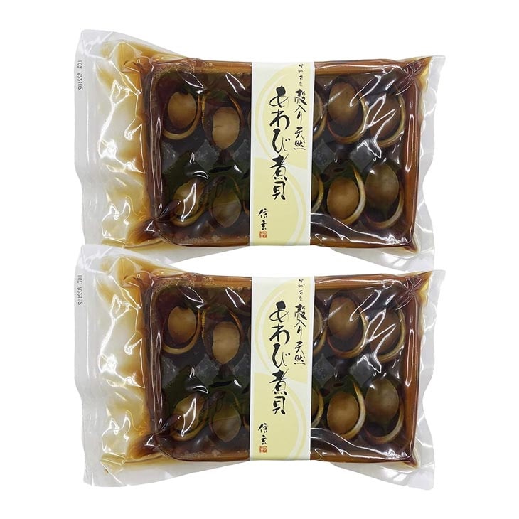 天然あわび煮貝 24粒 約500g×2袋