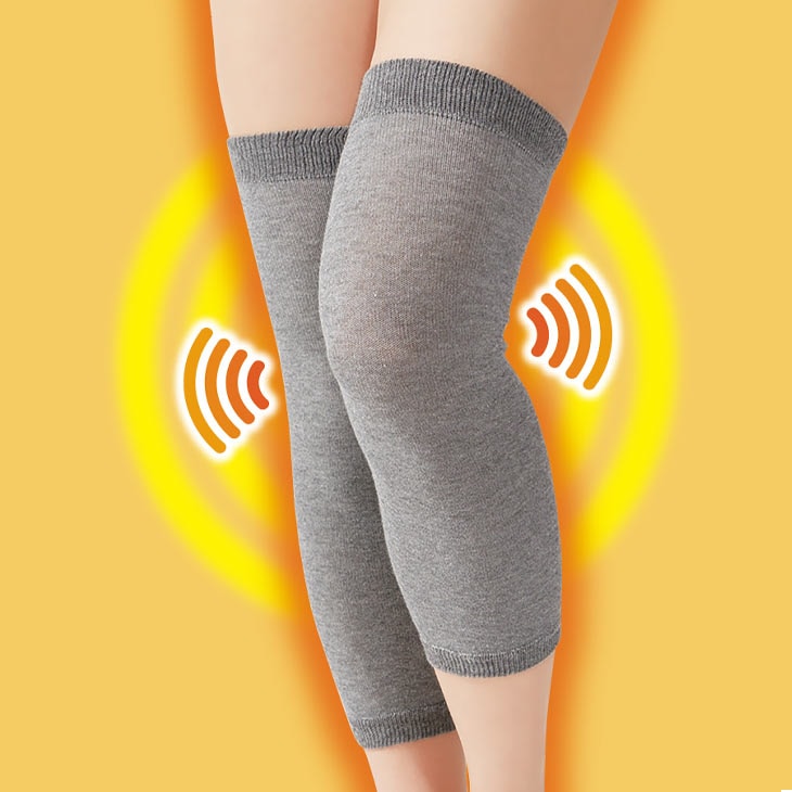 日本製 遠赤シルク混サポーター 2足4枚組 ひざ用