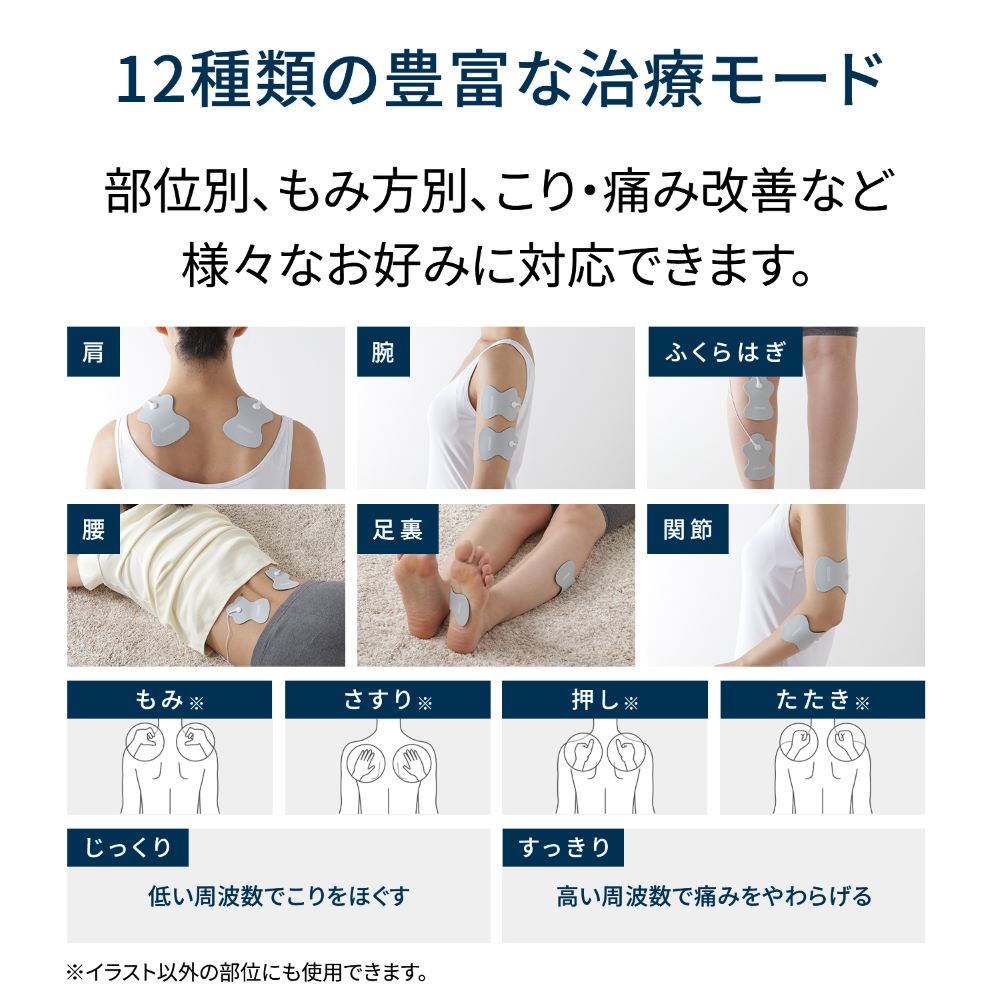 オムロン 低周波治療器 HV-F230-JE3 ホワイト