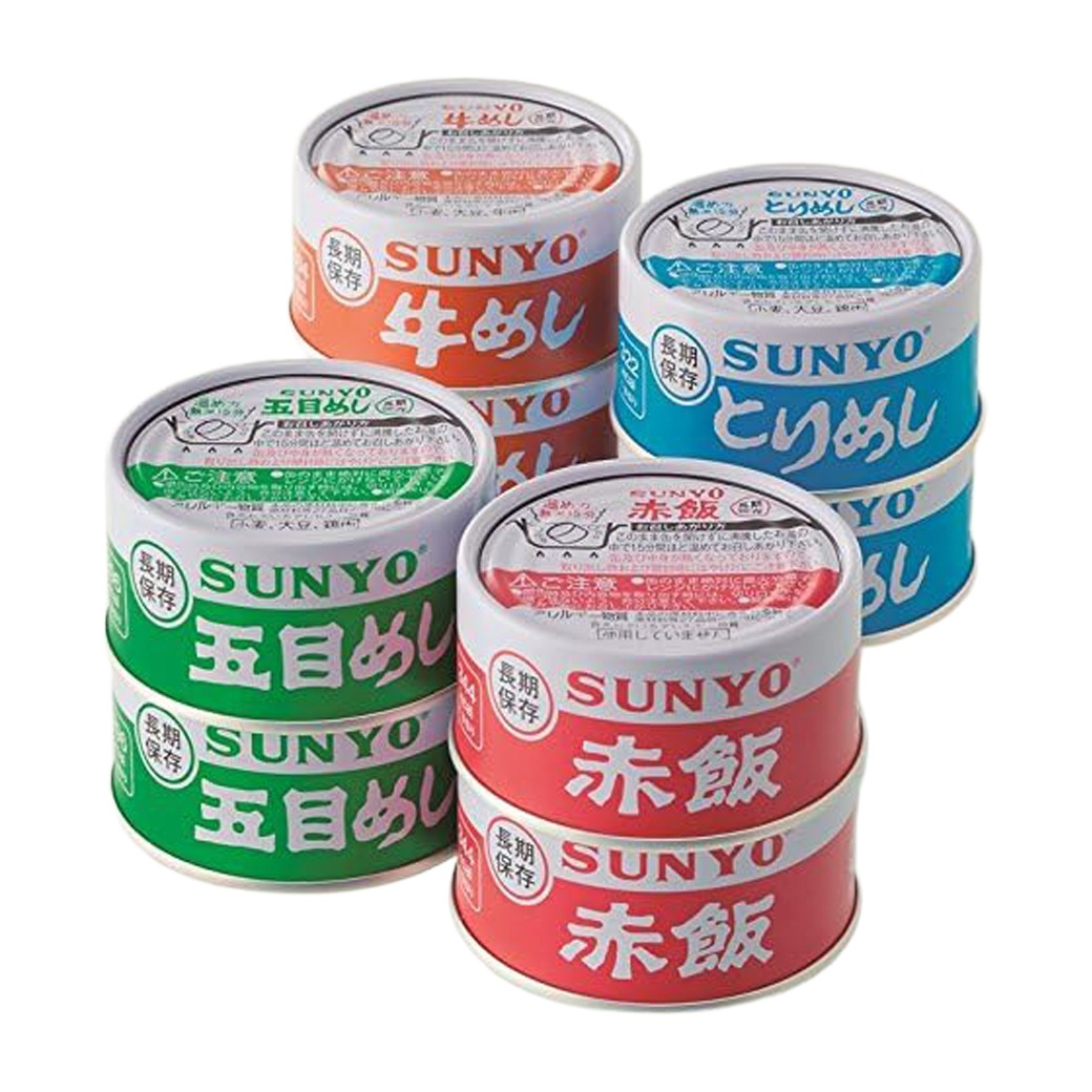 サンヨーごはん缶詰4種セット 185g×各2缶