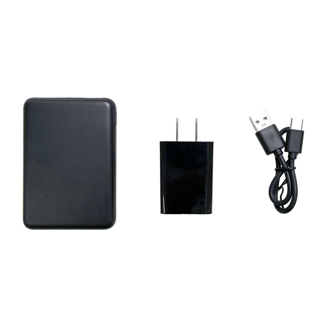 モバイルバッテリー ACアダプターセット 5,000mAh