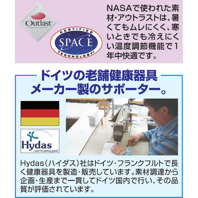 ドイツ・ハイダス社製 背中サポートベルト