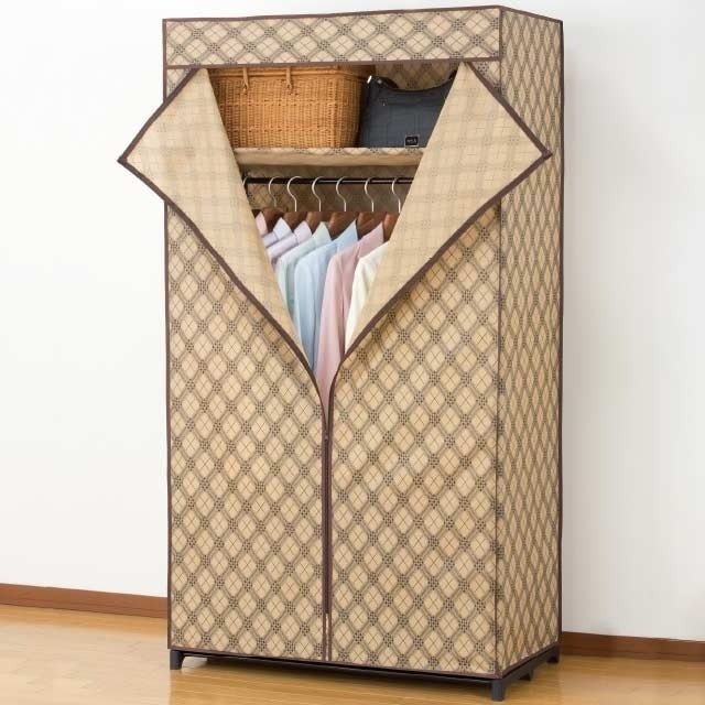 棚付きクローゼットハンガー 90cm幅