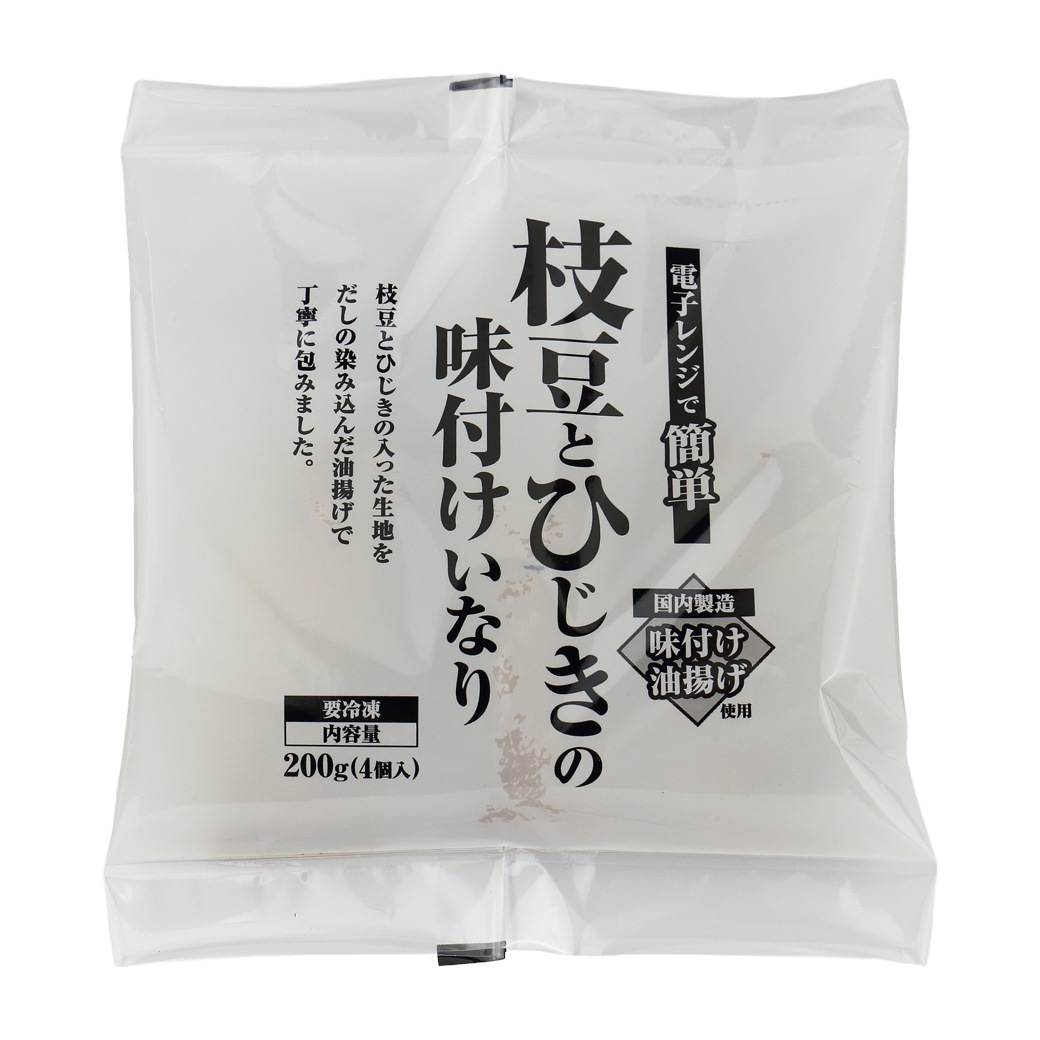 枝豆とひじきの味付けいなり 4個入×6袋
