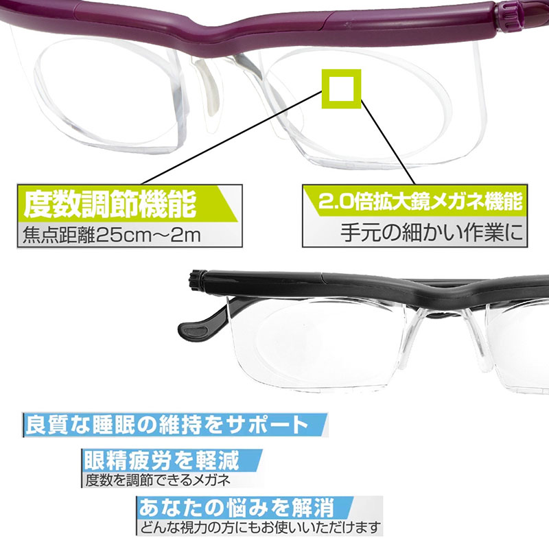 Presby do Lifeone プレスビー ドゥーライフワン 度数が調節できるメガネ 老眼鏡 近視 遠視 男女兼用タイプ