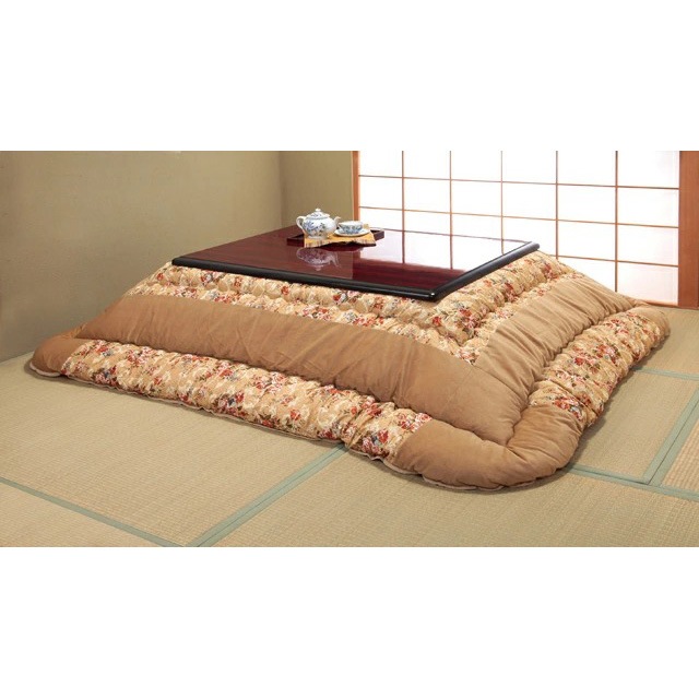 ベロアパッチこたつ掛布団 ロマリア 205×285cm ベージュ 新品＠＜日本製＞ベロアパッチこたつ掛布団（ロマリア）ベージュ 205