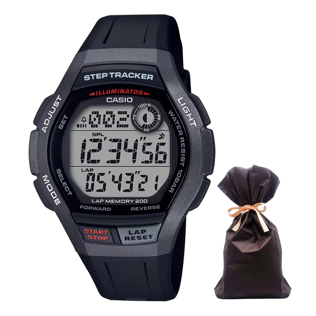 CASIO カシオ デジタル 腕時計 歩数計付きウォッチ WS-2000H