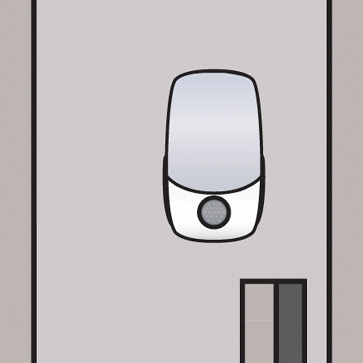 LEDセンサーライト マグピカ 2個組