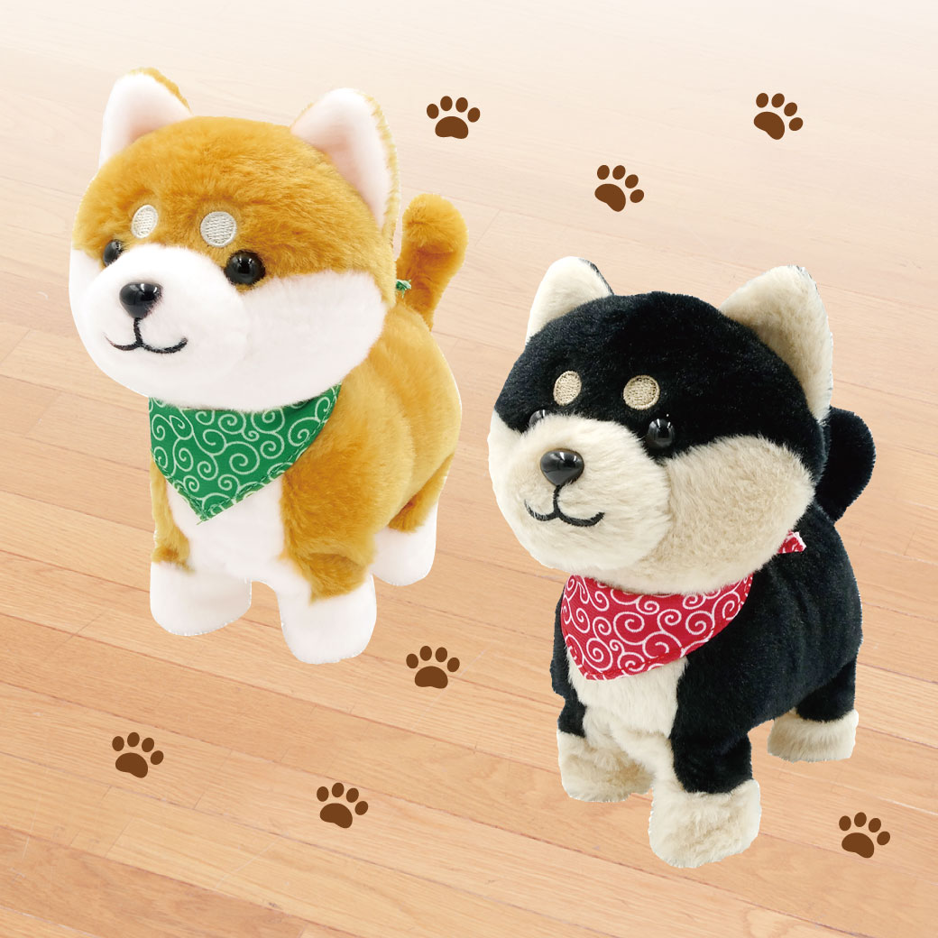 まねまねトコトコシリーズ 2個セット 豆シバと黒豆シバ