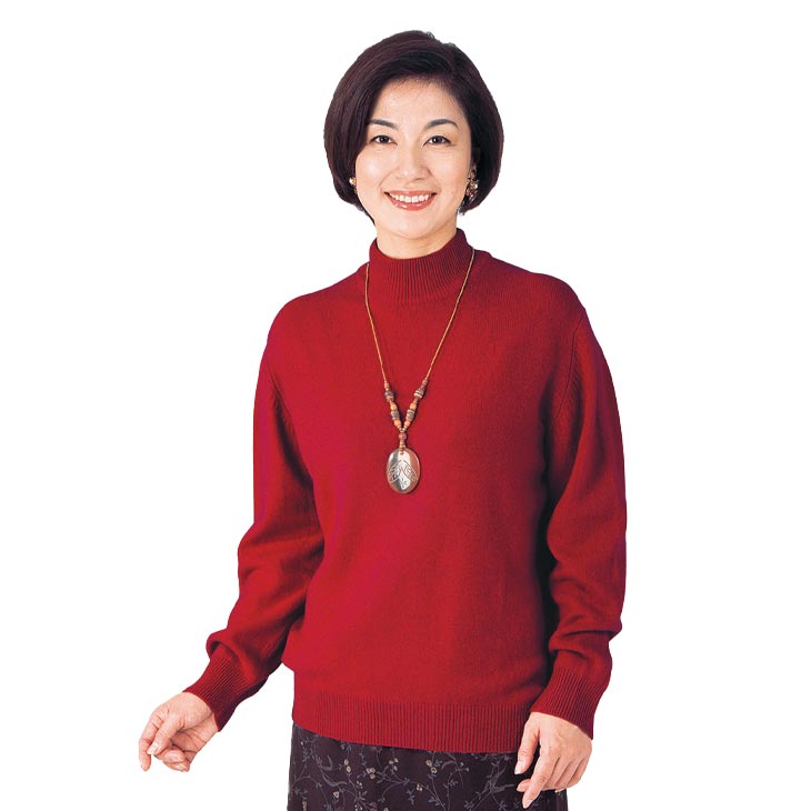 ウール100%洗えるセーター