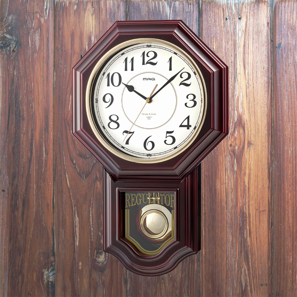 アンティーク調時報振り子時計 W828BRZ｜ファミリー・ライフ公式通販