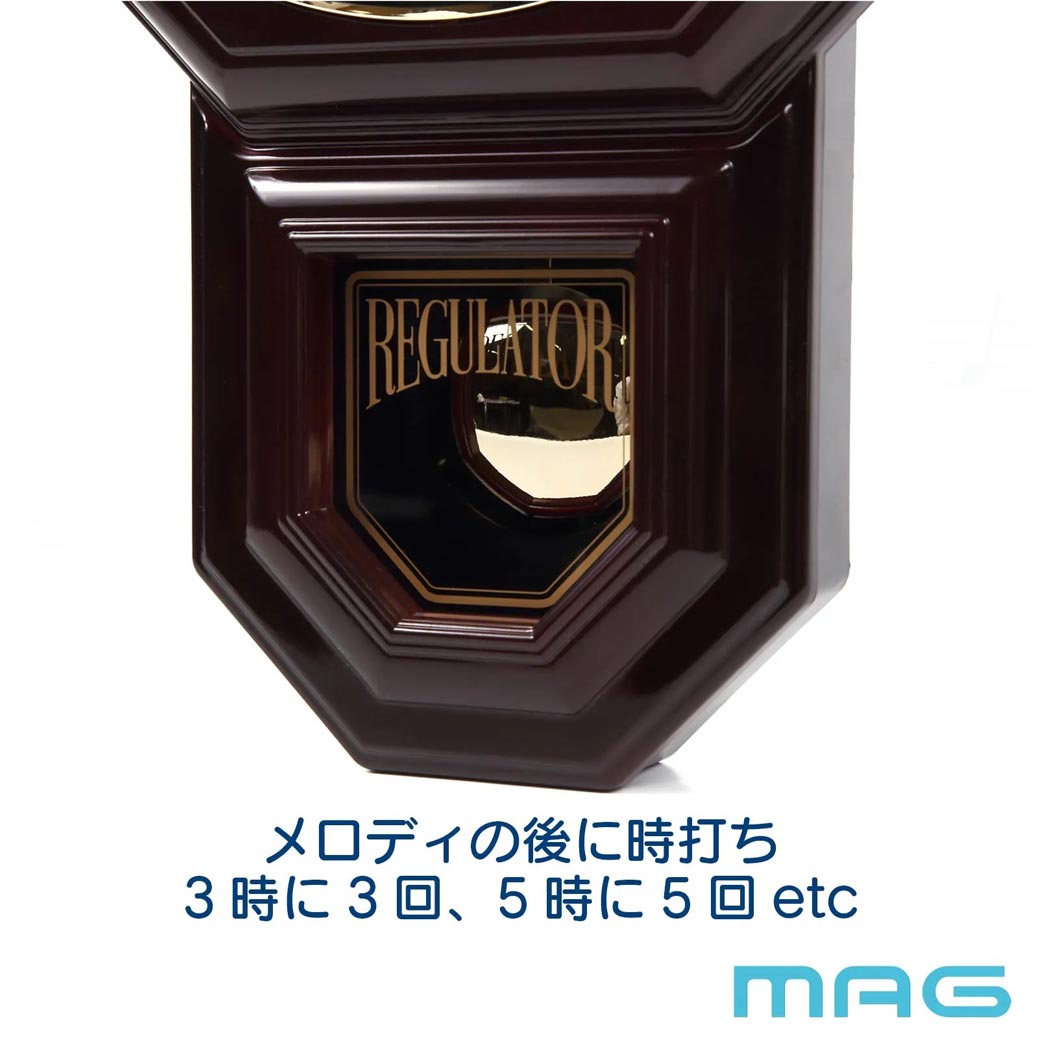 アンティーク調時報振り子時計 W828BRZ