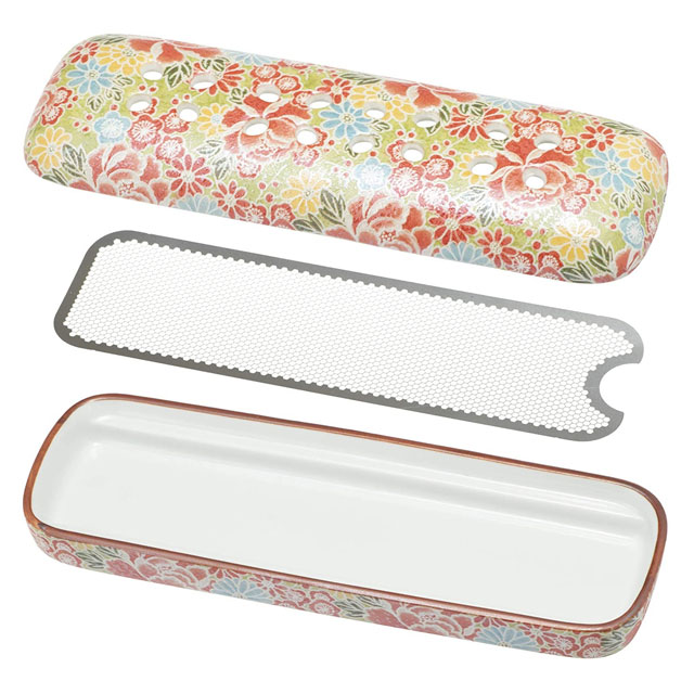 有田焼 花摘寝かせる線香皿｜ファミリー・ライフ公式通販