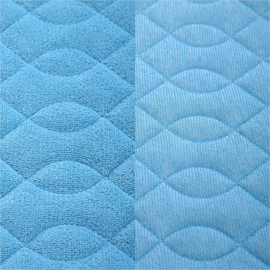 ぬくぬく&サラリのリバーシブル敷パッド シングル 100×205cm