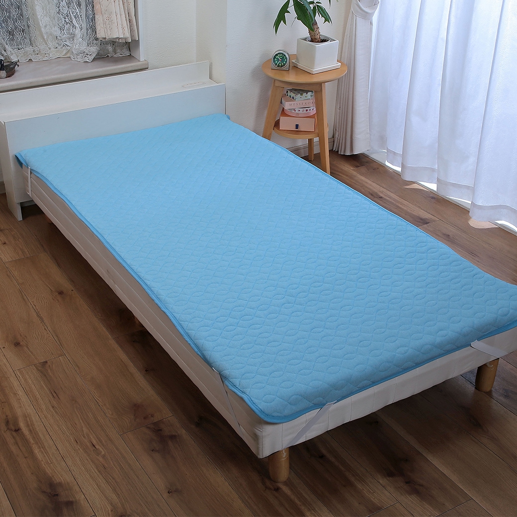 ぬくぬく&サラリのリバーシブル敷パッド シングル 100×205cm