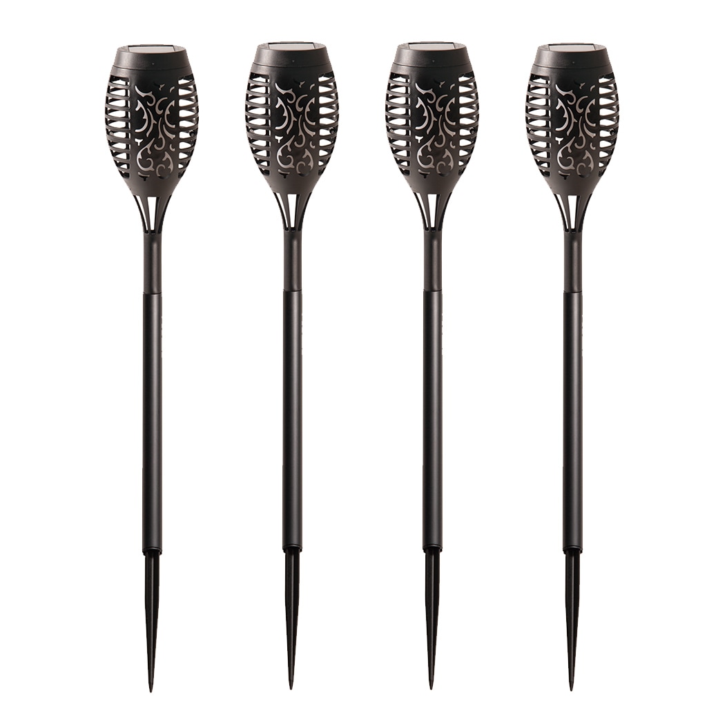 ソーラーガーデンライト 4本組