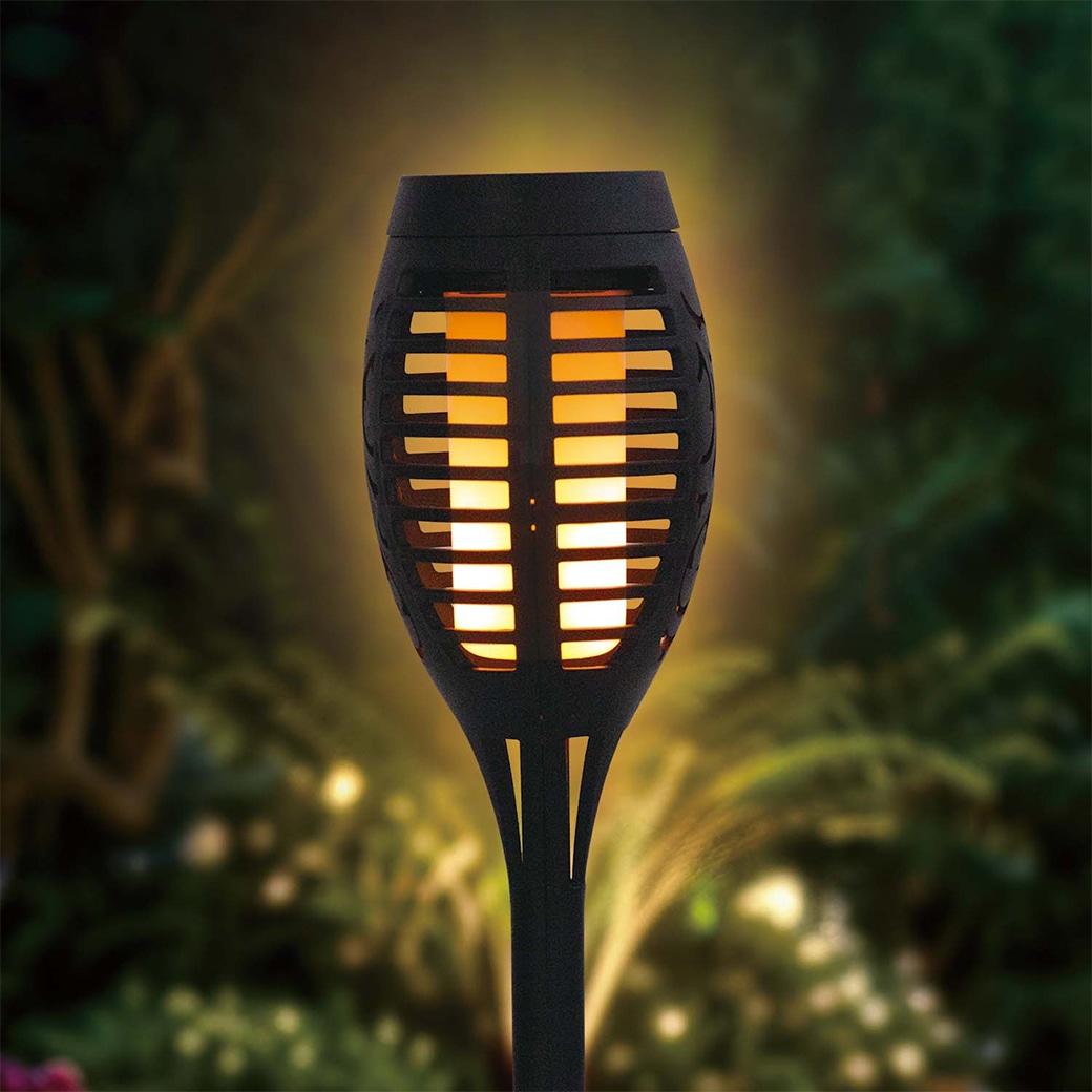 ソーラーガーデンライト 4本組